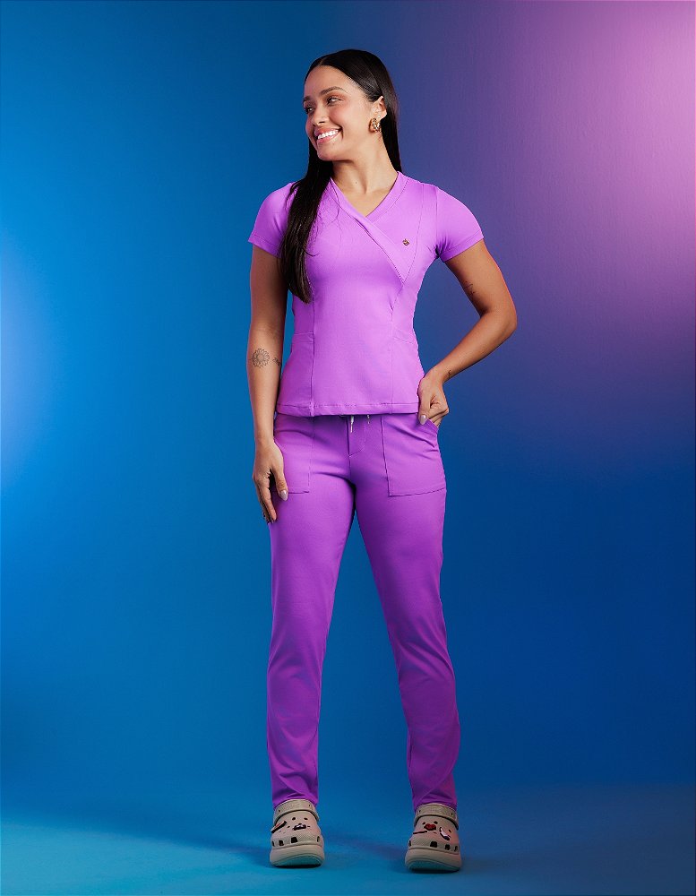 Scrub Feminino Moove Violeta — foto 2