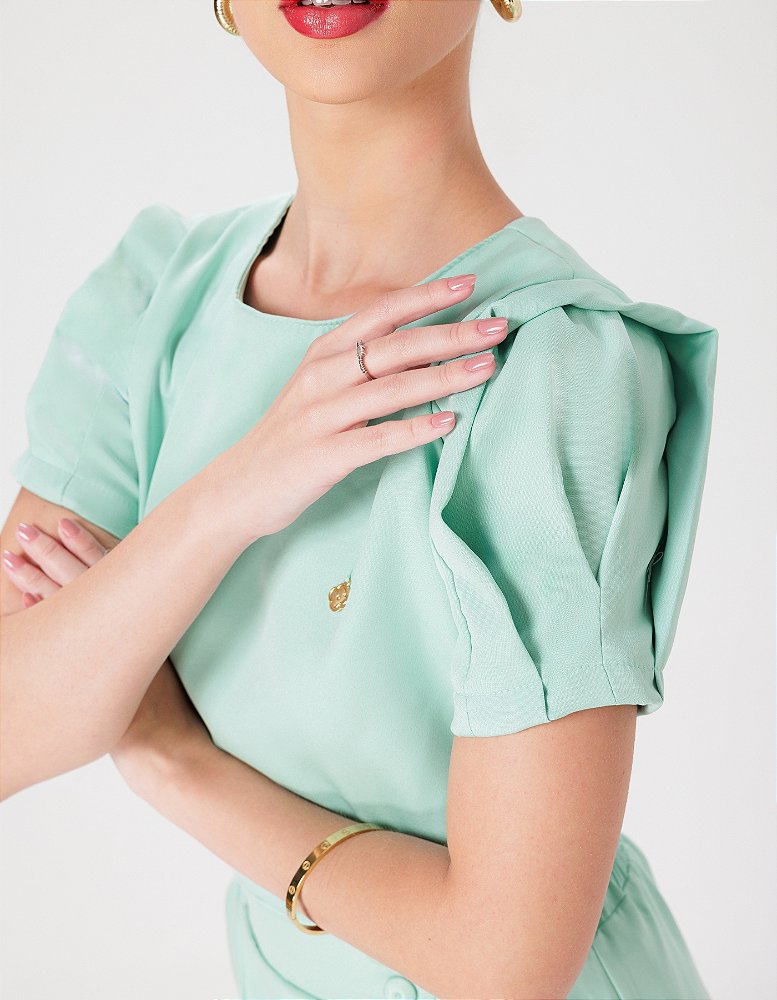 Scrub Feminino Selena Verde Mar — foto 2