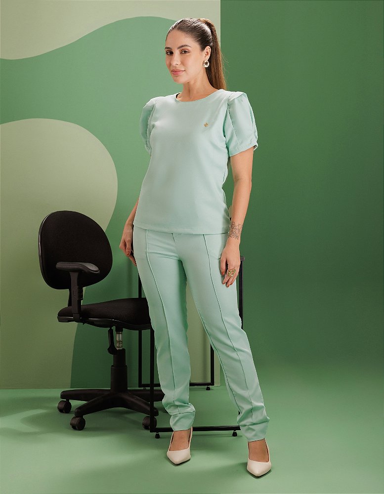 Scrub Feminino Selena Verde Mar — foto 10