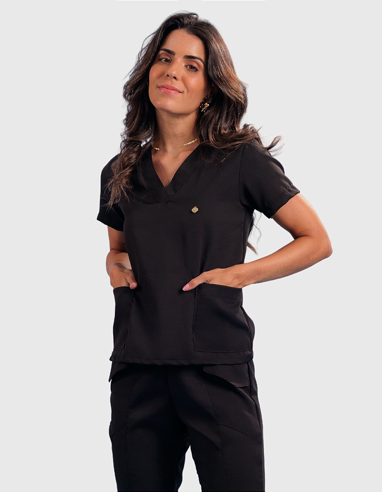 Scrub Feminino Sophia Preto — foto 1