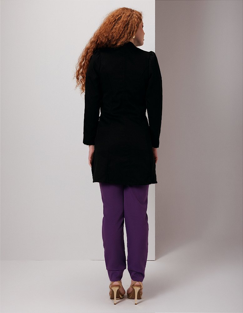 Jaleco Feminino Mia Preto — foto 4
