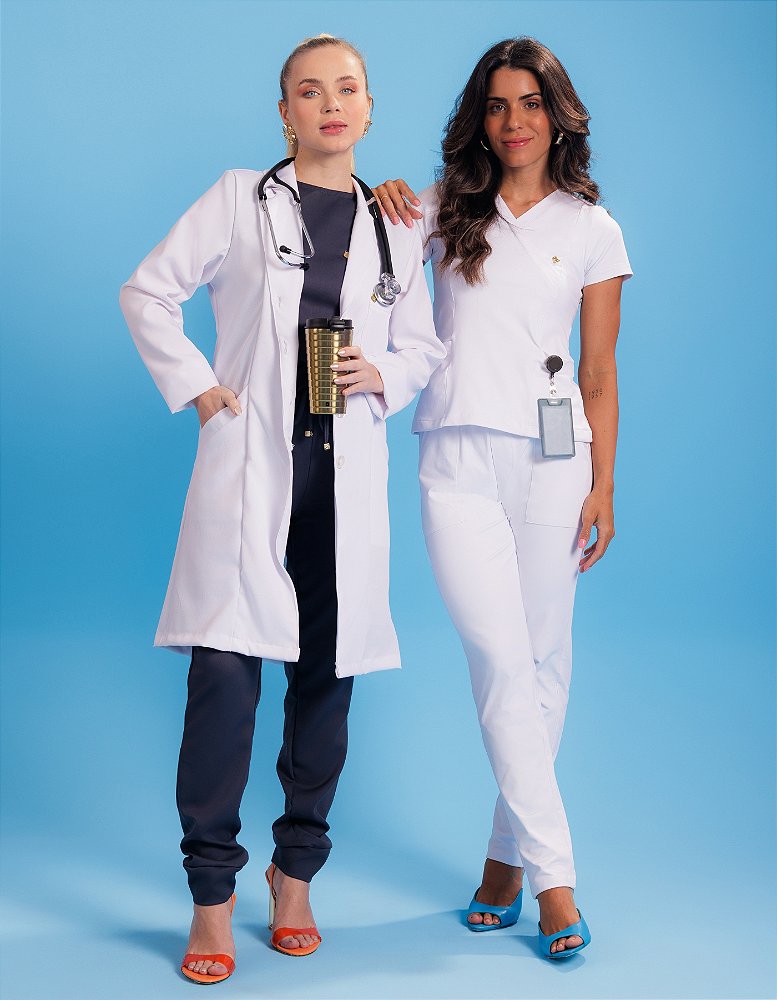 Jaleco Feminino New Basic Branco — foto 8