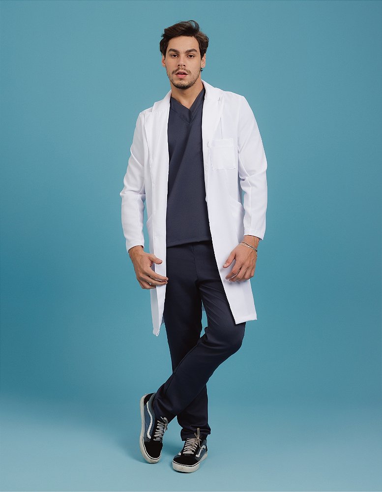Scrub Masculino Arthur Cinza Chumbo — foto 4