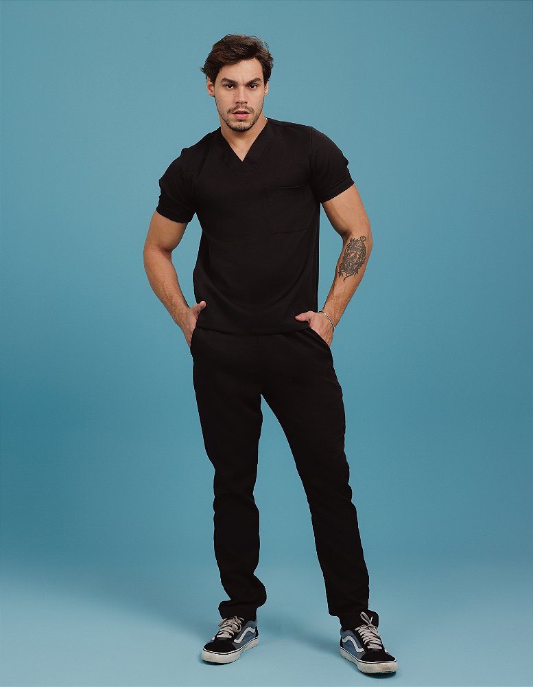 Scrub Masculino Arthur Preto — foto 10