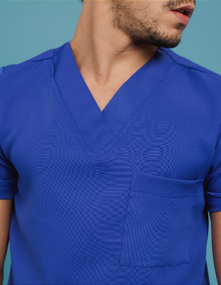 Scrub Masculino Arthur Azul Royal — foto 7