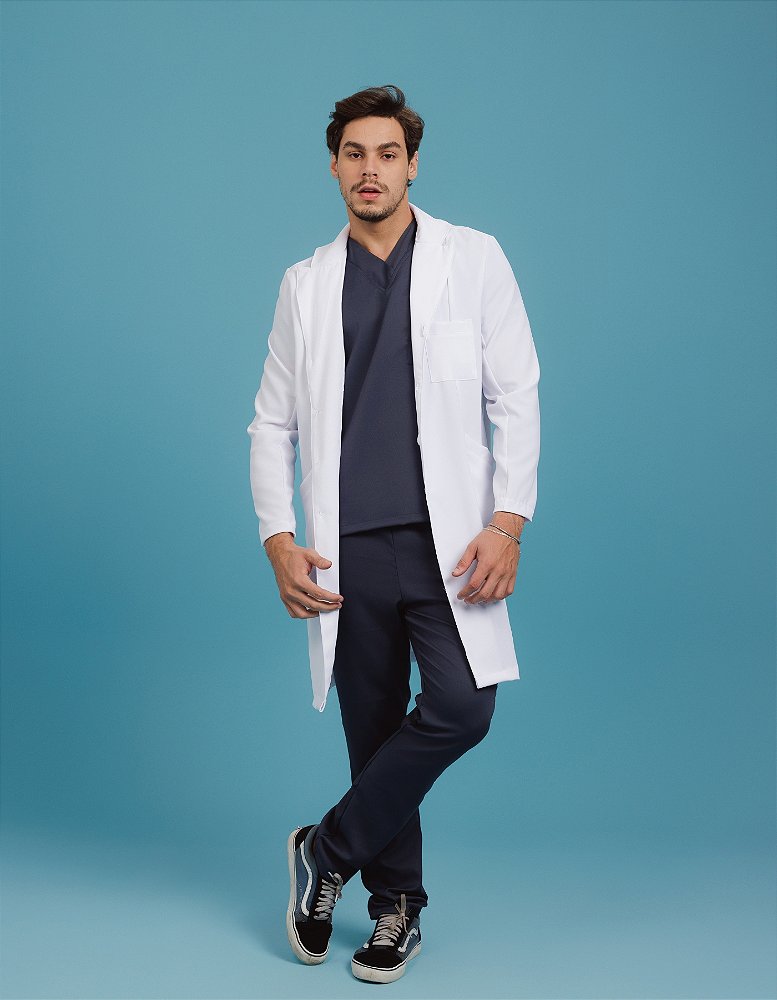 Jaleco Masculino New Basic Branco — foto 2