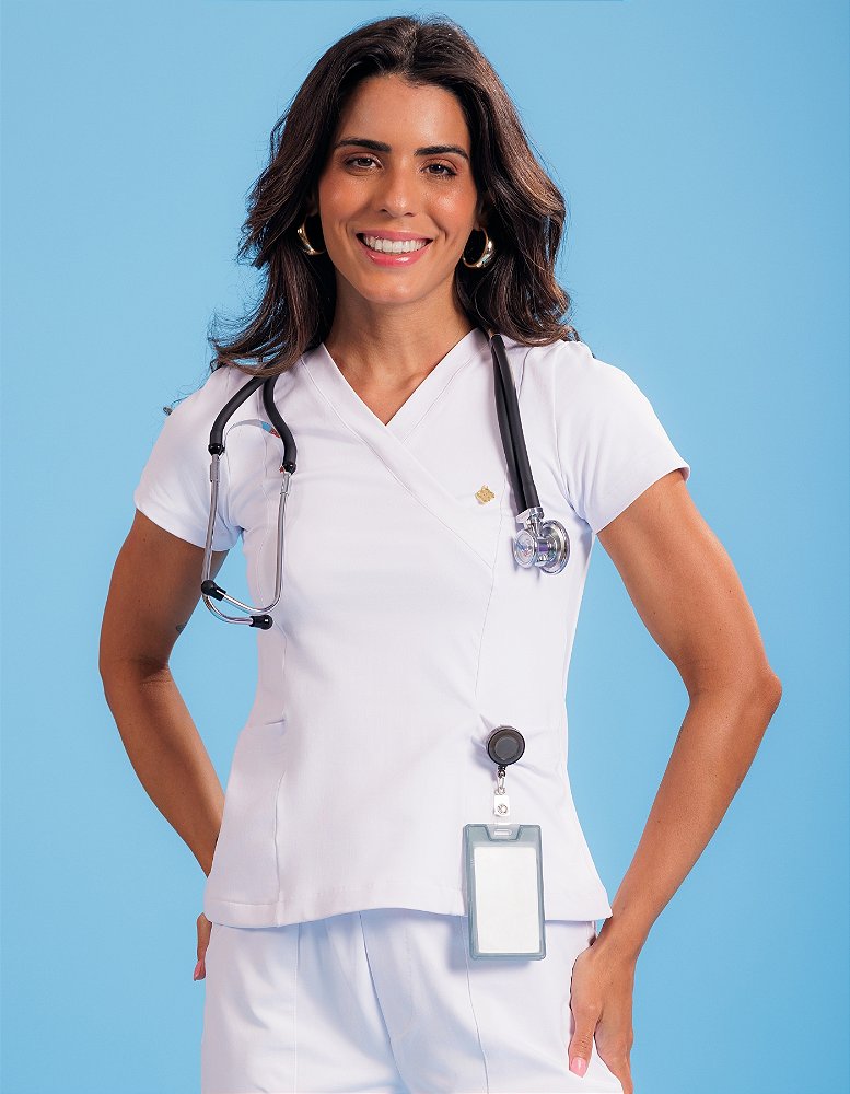 Scrub Feminino Moove Branco — foto 6