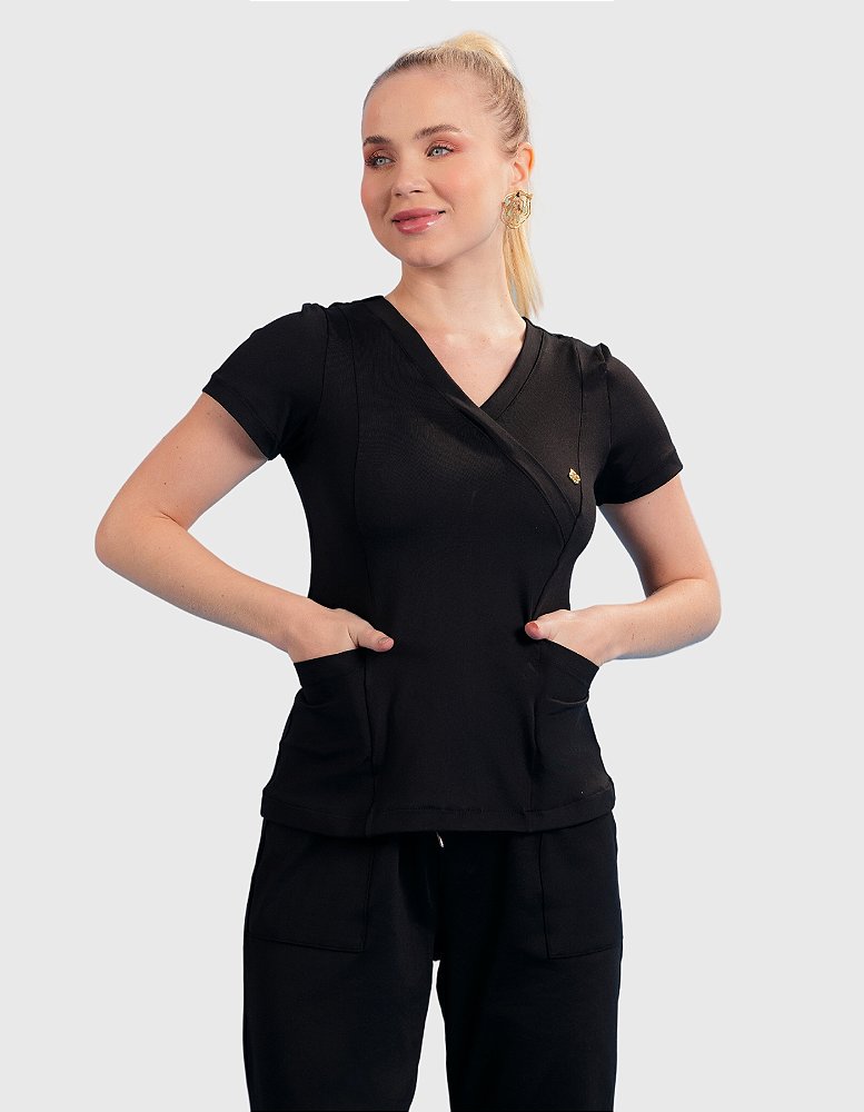 Scrub Feminino Moove Preto — foto 1