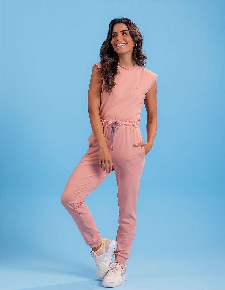 Scrub Feminino Mary Rosa Nude — foto 3