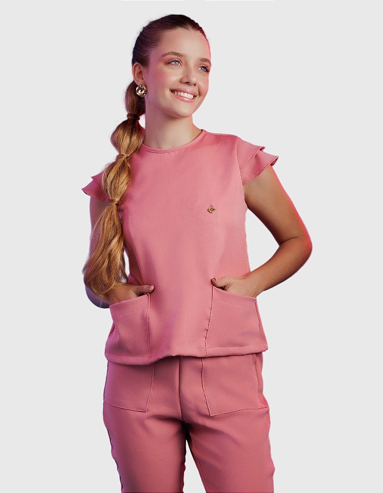 Scrub Feminino Flora Rosé — foto 1