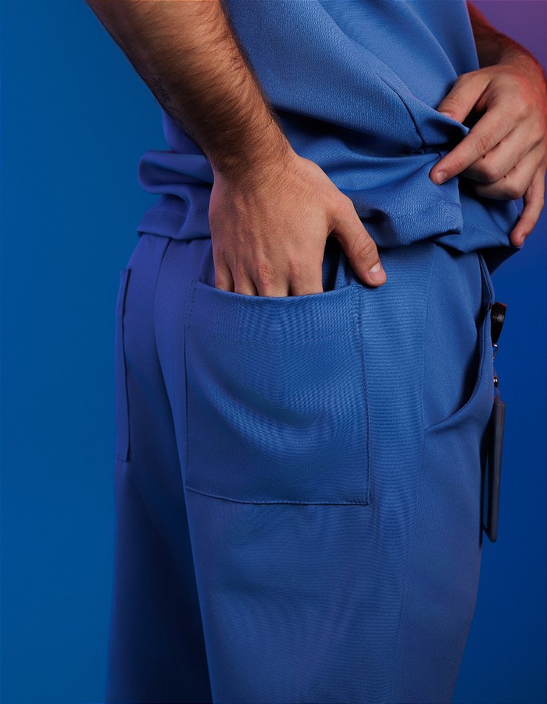 Scrub Masculino Arthur Azul Indigo — foto 3