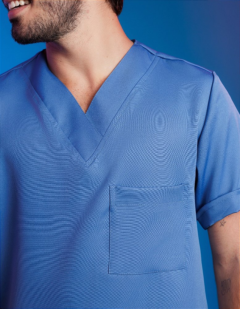 Scrub Masculino Arthur Azul Indigo — foto 7