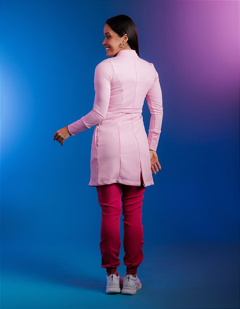 Jaleco Feminino Ava Rosa Claro — foto 6