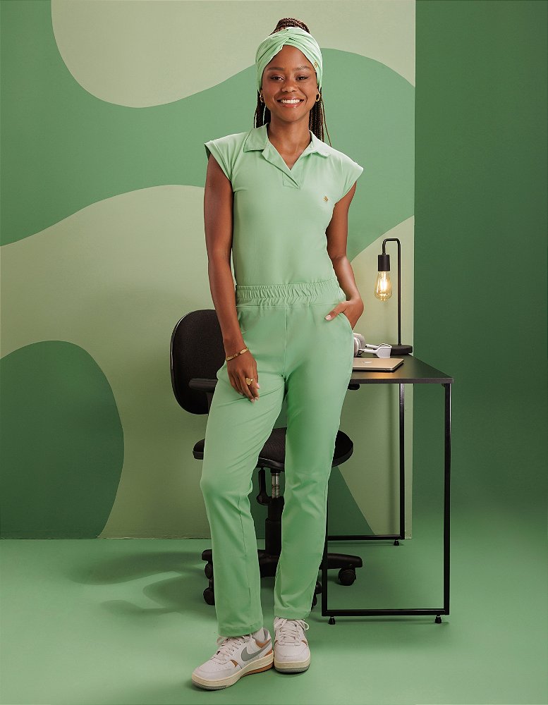 Scrub Feminino Ivy Verde Pistache — foto 4