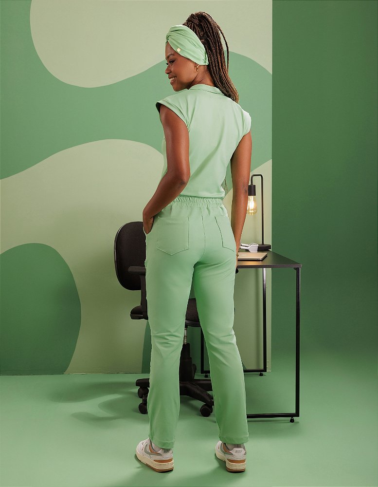 Scrub Feminino Ivy Verde Pistache — foto 3