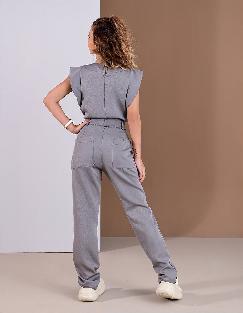 Scrub Feminino Lucy Cinza Minério — foto 3