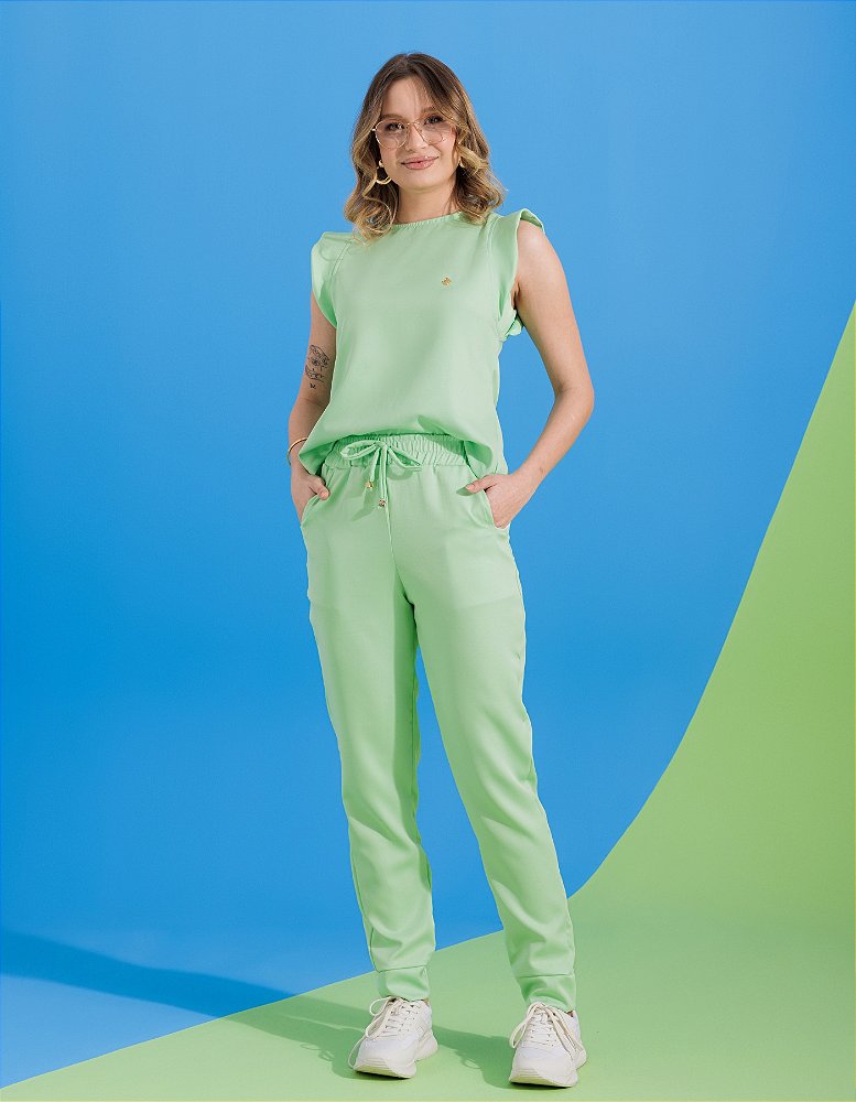 Scrub Feminino Alice Verde Baby — foto 13