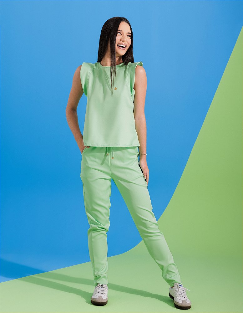 Scrub Feminino Alice Verde Baby — foto 6