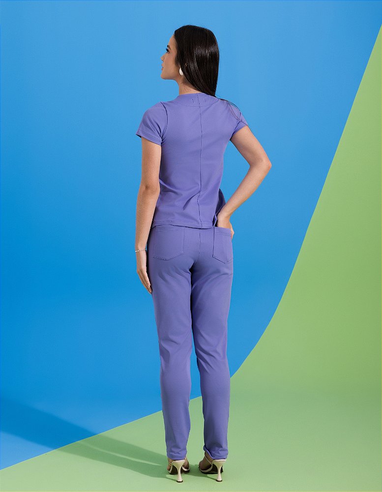 Scrub Feminino Moove Lilas Netuno — foto 2