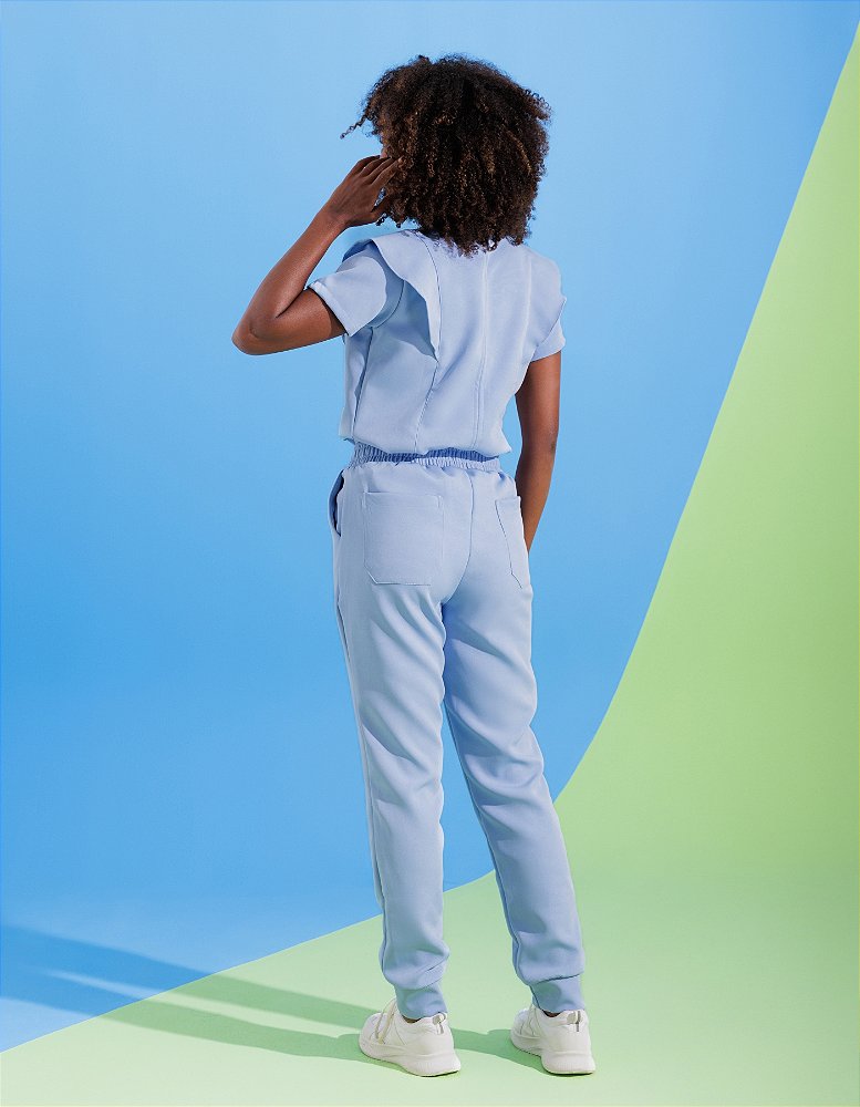 Scrub Feminino Laila Azul Claro — foto 8