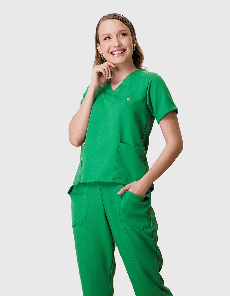 Scrub Feminino Sophia Verde Pantone — foto 1
