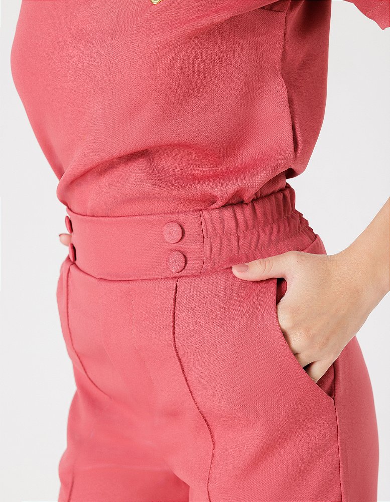 Scrub Feminino Selena Vermelho Cardinal — foto 2