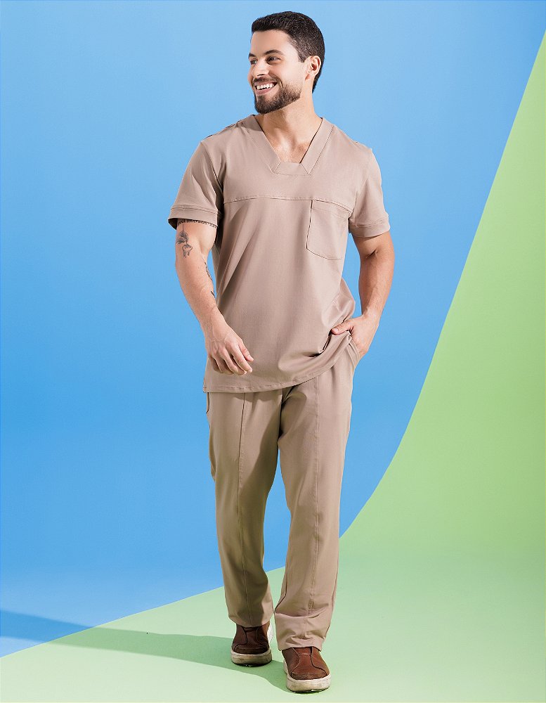 Scrub Masculino Action Avelã — foto 5
