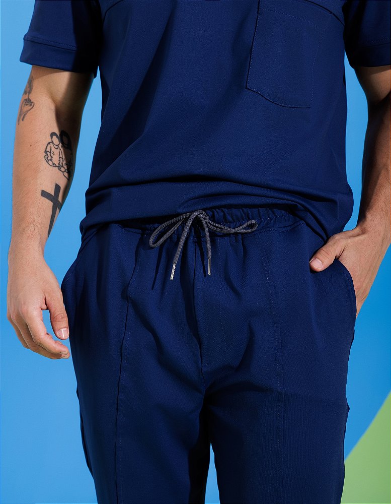 Scrub Masculino Action Marinho — foto 4