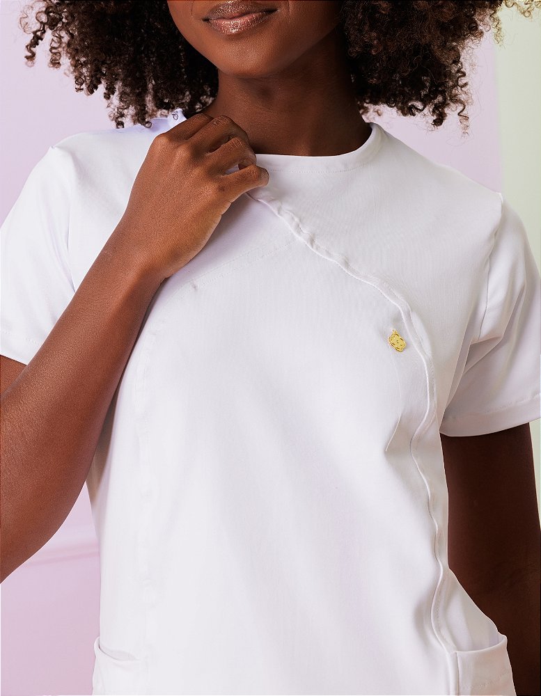 Scrub Feminino Megan Branco — foto 4