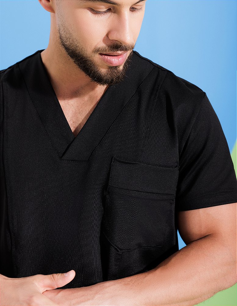 Scrub Masculino David Preto — foto 2
