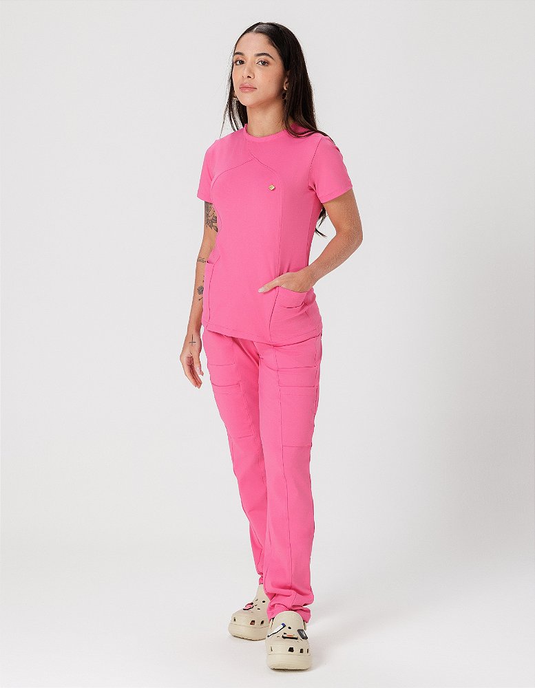 Scrub Feminino Megan Pink — foto 4