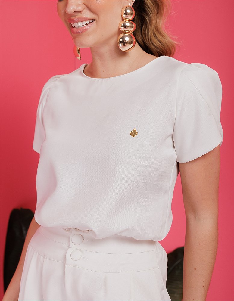 Scrub Feminino New Gisele Branco Off — foto 7