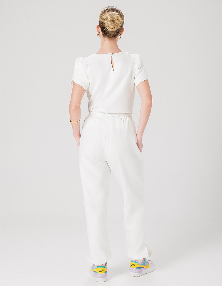 Scrub Feminino New Gisele Branco Off — foto 4