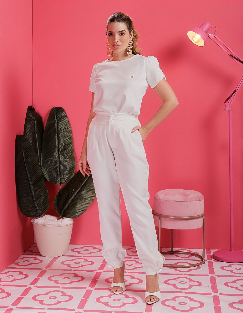 Scrub Feminino New Gisele Branco Off — foto 8