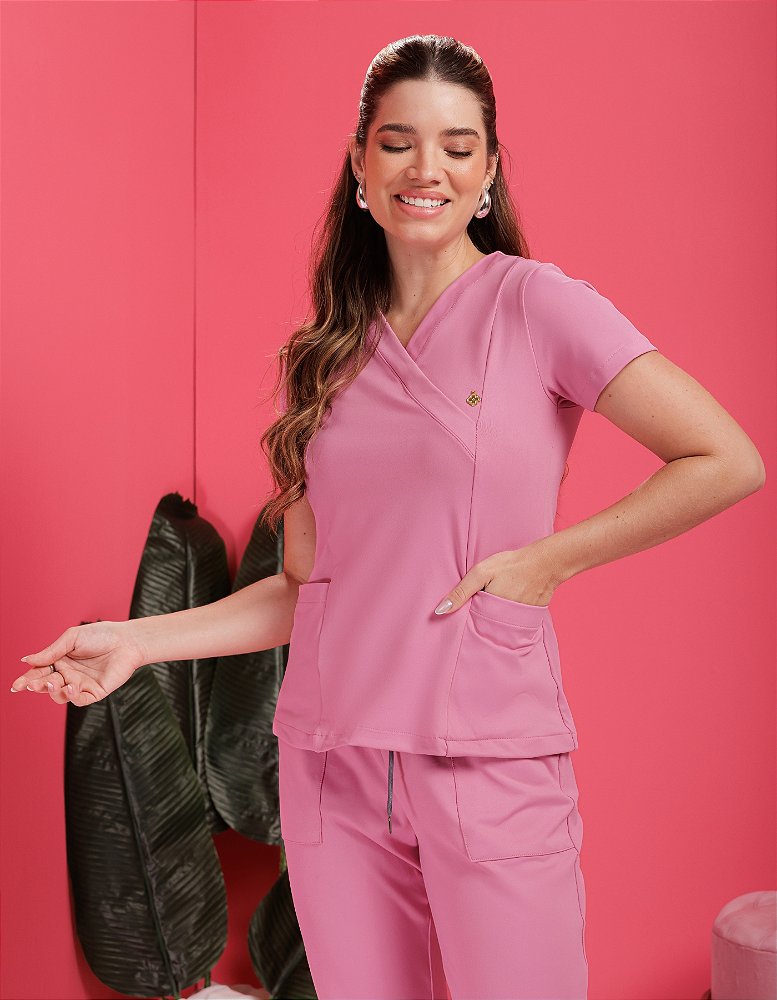 Scrub Feminino Moove Rosa Milkshake — foto 10