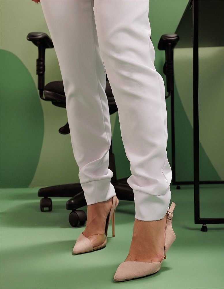 Scrub Feminino Alice Branco — foto 4