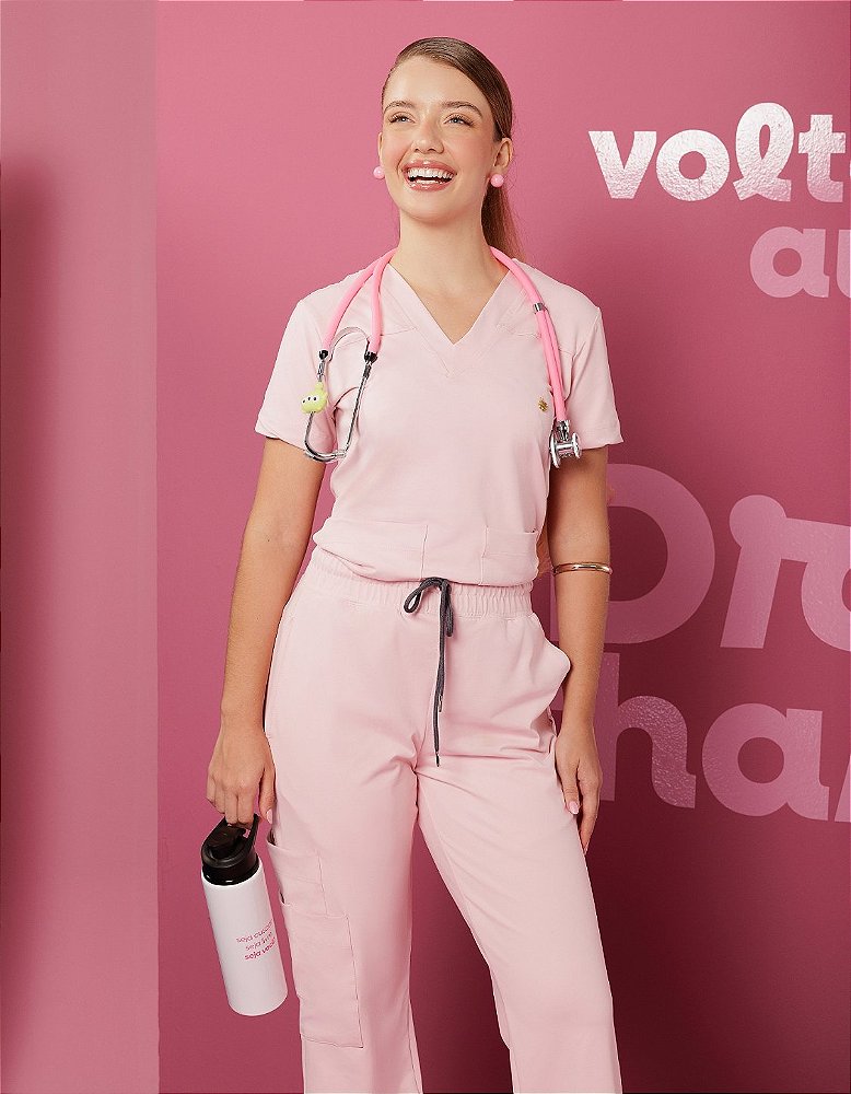Scrub Feminino Zoe Rosé Sapatilha — foto 8