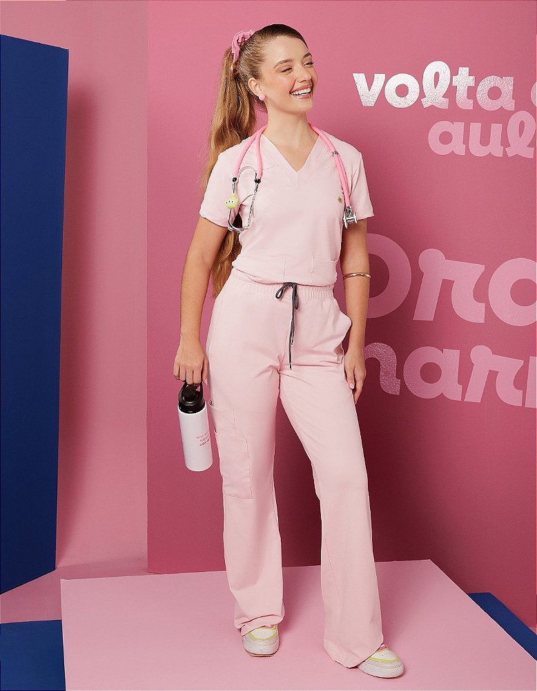 Scrub Feminino Zoe Rosé Sapatilha — foto 7