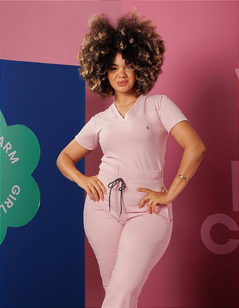 Scrub Feminino Zoe Rosé Sapatilha — foto 11