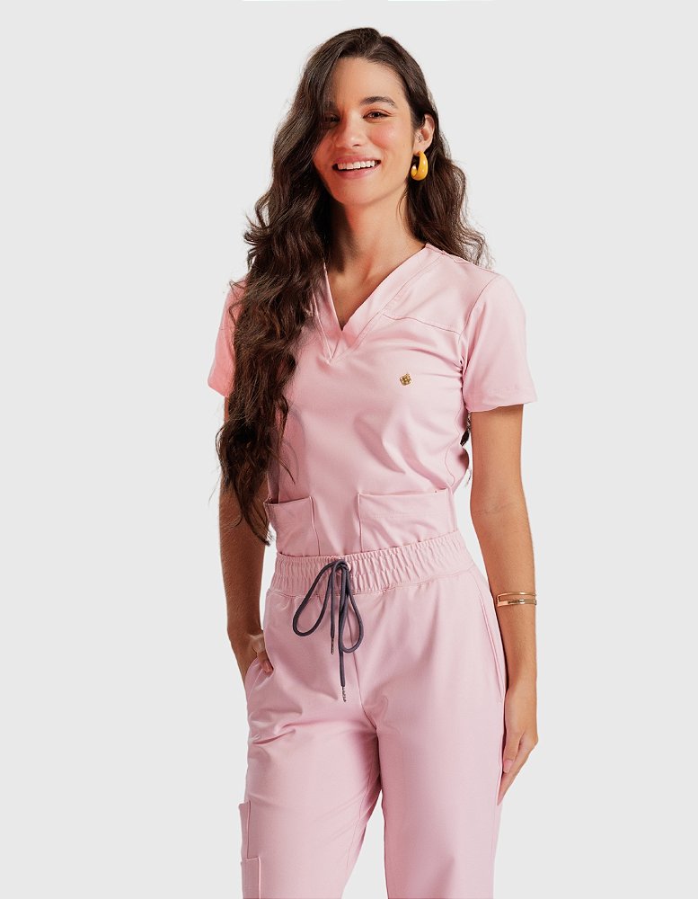 Scrub Feminino Zoe Rosé Sapatilha — foto 1