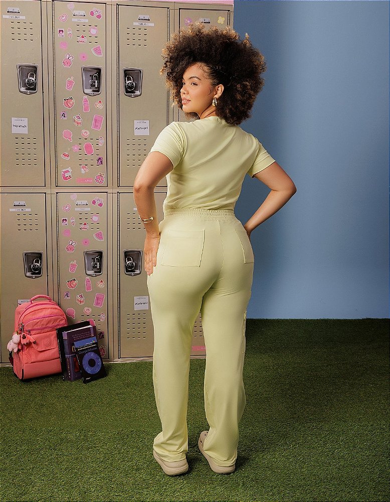 Scrub Feminino Zoe Amarelo Limonada — foto 11