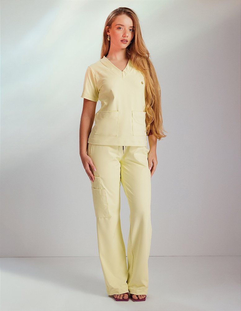 Scrub Feminino Zoe Amarelo Limonada — foto 6