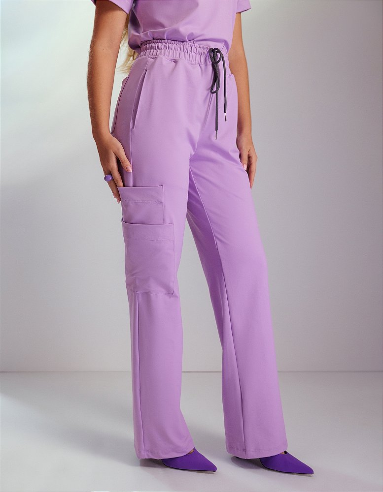 Scrub Feminino Zoe Lilás Harmonia — foto 3
