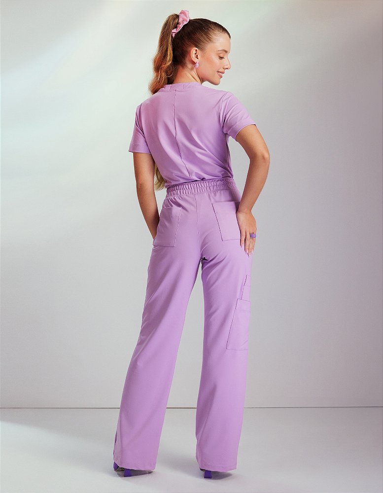 Scrub Feminino Zoe Lilás Harmonia — foto 4