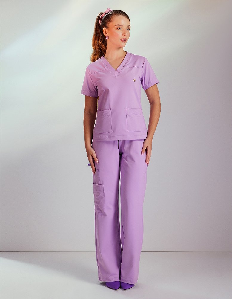 Scrub Feminino Zoe Lilás Harmonia — foto 6