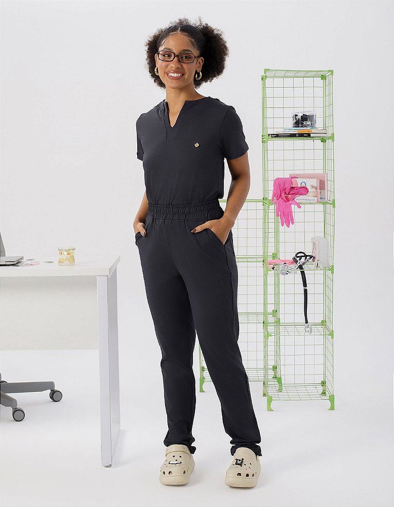 Scrub Feminino Luna Preto — foto 2