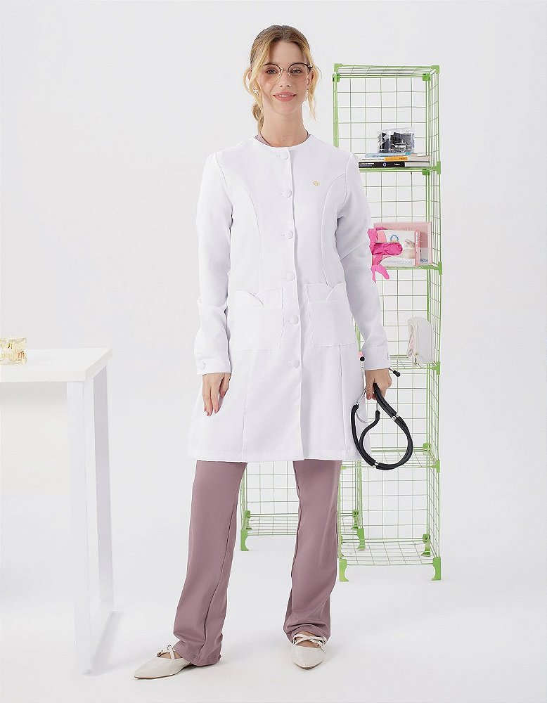 Jaleco Feminino Aurora Branco — foto 8