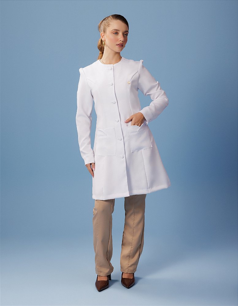 Jaleco Feminino Aurora Branco — foto 4