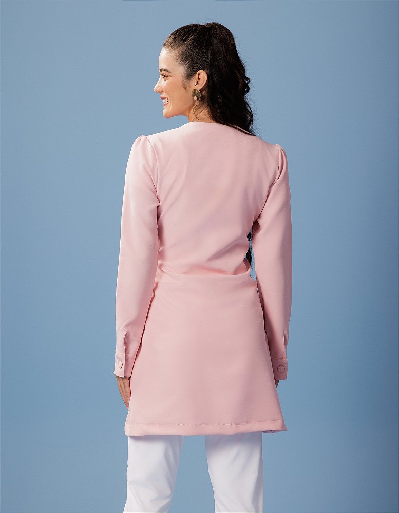 Jaleco Feminino Aurora Rosa Claro — foto 7