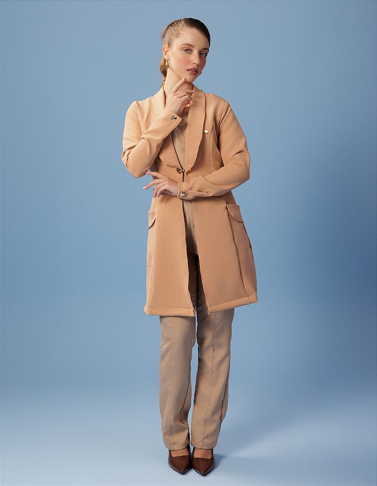 Jaleco Feminino Celine Capuccino — foto 5